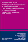 Buchcover Rechtslage von Auslandsinvestitionen in Transformationsstaaten