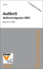 Buchcover AußStrG. Außerstreitgesetz 2003