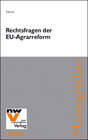 Buchcover Rechtsfragen der Reform der Gemeinsamen Agrarpolitik 2003