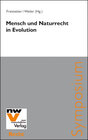 Buchcover Mensch und Naturrecht in Evolution