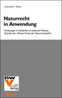 Buchcover Naturrecht in Anwendung