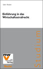 Buchcover Einführung in das Wirtschaftsstrafrecht
