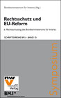 Buchcover Rechtsschutz und EU-Reform