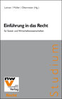 Buchcover Einführung in das Recht für Sozial- und Wirtschaftswissenschaften