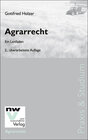 Buchcover Agrarrecht