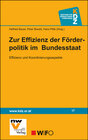 Buchcover Zur Effizienz der Förderpolitik im Bundesstaat