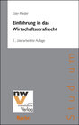 Buchcover Einführung in das Wirtschaftsstrafrecht