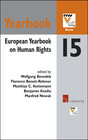 Buchcover European Yearbook on Human Rights 2015