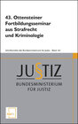 Buchcover 43. Ottensteiner Fortbildungsseminar aus Strafrecht und Kriminologie
