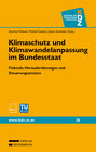 Buchcover Klimaschutz und Klimawandelanpassung im Bundesstaat