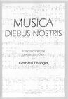Buchcover Musica diebus nostris