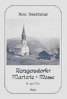 Buchcover Rangersdorfer Marterle-Messe