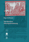 Buchcover Die Kärntner Herzogseinsetzung