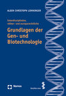Buchcover Interdisziplinäre, völker- und europarechtliche Grundlagen der Gen- und Biotechnologie