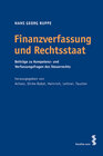 Buchcover Finanzverfassung und Rechtsstaat