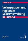 Buchcover Volksgruppen und regionale Selbstverwaltung in Europa