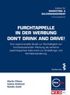 Buchcover Furchtappelle in der Werbung. Don't drink and drive!