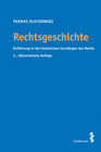 Buchcover Rechtsgeschichte