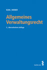 Buchcover Allgemeines Verwaltungsrecht