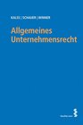 Buchcover Allgemeines Unternehmensrecht