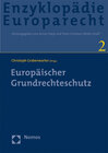 Buchcover Europäischer Grundrechteschutz
