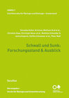 Buchcover Schwall und Sunk: Forschungsstand & Ausblick