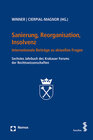 Buchcover Sanierung, Reorganisation, Insolvenz