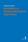 Buchcover Introduction to Austrian and European Legal History
