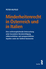 Buchcover Minderheitenrecht in Österreich und in Italien