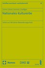 Buchcover Nationales Kulturerbe