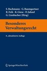 Buchcover Besonderes Verwaltungsrecht