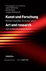 Buchcover Kunst und Forschung. Art and research.