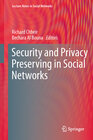 Buchcover Security and Privacy Preserving in Social Networks