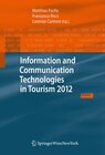 Buchcover Information and Communication Technologies in Tourism 2012