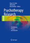 Buchcover Psychotherapy Research