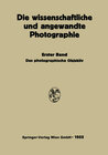 Buchcover Das Photographische Objektiv