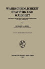Buchcover Wahrscheinlichkeit Statistik und Wahrheit