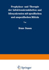 Buchcover Prophylaxe und Therapie der Infektionskrankheiten und Idiosynkrasien mit spezifischen und unspezifischen Mitteln