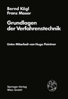 Buchcover Grundlagen der Verfahrenstechnik