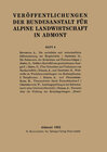 Buchcover Veröffentlichungen der Bundesanstalt für alpine Landwirtschaft in Admont