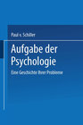 Buchcover Aufgabe der Psychologie