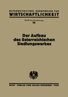 Buchcover Der Aufbau des Österreichischen Siedlungswerkes