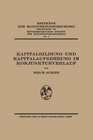 Buchcover Kapitalbildung und Kapitalaufzehrung im Konjunkturverlauf