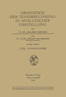 Buchcover Grundzüge der Tensorrechnung in analytischer Darstellung