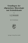 Buchcover Grundlagen der allgemeinen Mineralogie und Kristallchemie