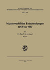 Buchcover Wasserrechtliche Entscheidungen 1953 bis 1957
