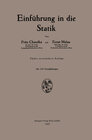 Buchcover Einführung in die Statik
