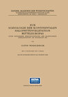 Buchcover Zur Soziologie der Kontinentalen Halophytenvegetation Mitteleuropas