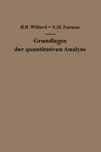 Buchcover Grundlagen der quantitativen Analyse
