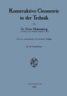 Buchcover Konstruktive Geometrie in der Technik